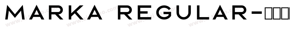 Marka Regular字体转换